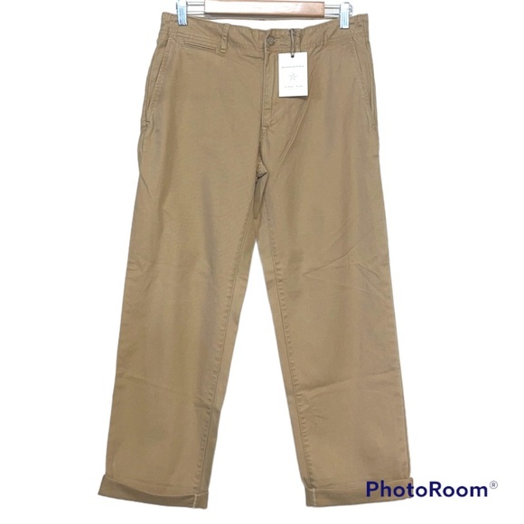 Banana Republic NWT Men's Chino Pants Beige 30 x 30 - Picture 2 of 7